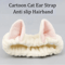 Cat Coral Plush Hairband Cute Soft Bow Headband For Face Wash And Makeup 3