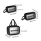 3 Piece PU Transparent Makeup And Toiletry Bag Set Large Capacity Frosted PVC Organizer 4