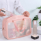 3 Piece PU Transparent Makeup And Toiletry Bag Set Large Capacity Frosted PVC Organizer 6