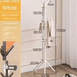 creative floor standing irregular coat rack vertical wrought iron hanger