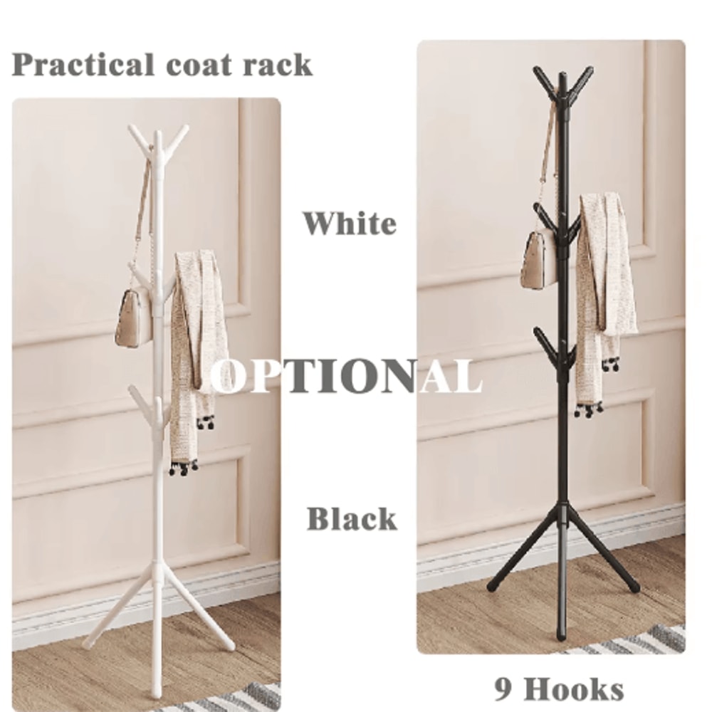 Creative Floor Standing Irregular Coat Rack Vertical Wrought Iron Hanger 6