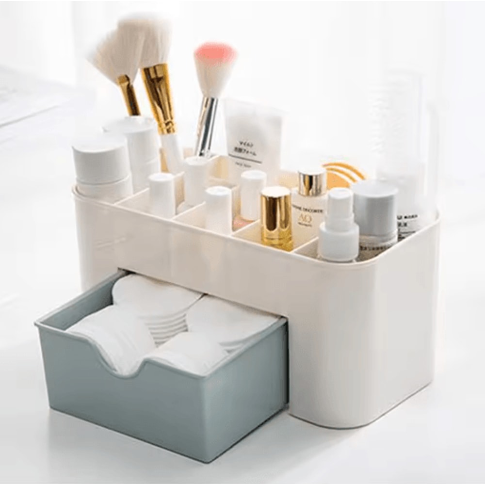Multifunctional Nail And Cosmetic Storage Box Desktop Organizer For Beauty Accessories 2