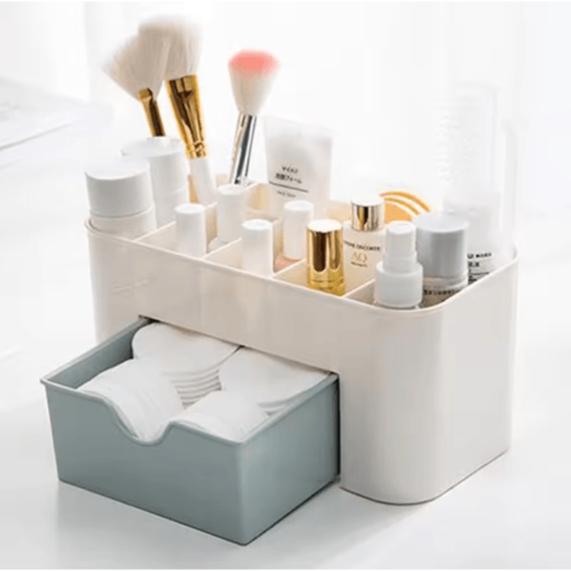 Multifunctional Nail And Cosmetic Storage Box Desktop Organizer For Beauty Accessories 2
