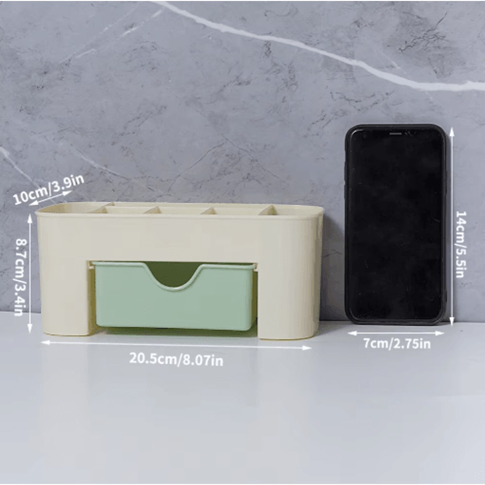 Multifunctional Nail And Cosmetic Storage Box Desktop Organizer For Beauty Accessories 5