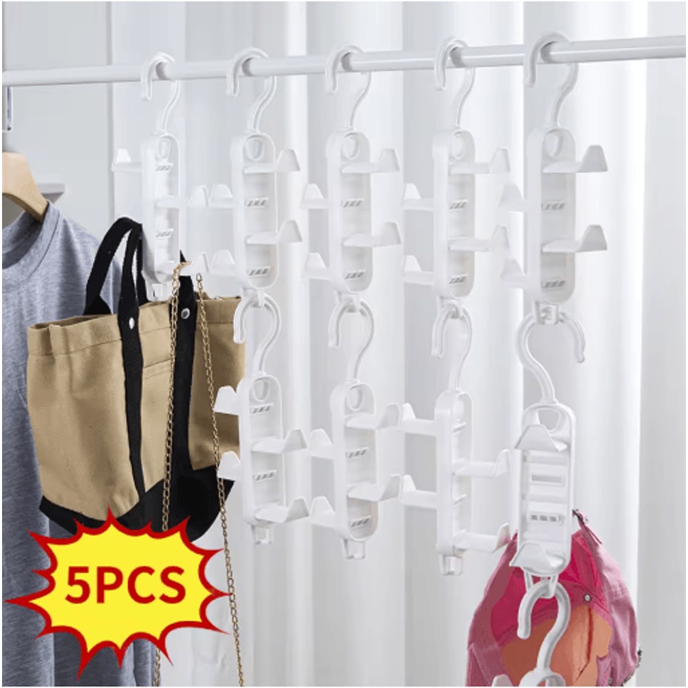 Traceless Hanging Bag Rack Multifunctional Wardrobe And Door Storage Hook 1