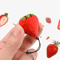 Strawberry Fruit Folding Nail Clippers Portable High End Manicure Tool With Key Fob 6