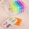 28 Compartment Drawer Style Medicine Organizer Home Health Care Storage Box 4