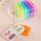 28 Compartment Drawer Style Medicine Organizer Home Health Care Storage Box 4