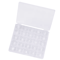 25 Piece Clear Plastic Bobbin Set With Storage Box Sewing Machine Accessories 1