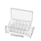 Acrylic Eyelash Storage Box With Lid Transparent Desktop Organizer For Lash Stylists 4