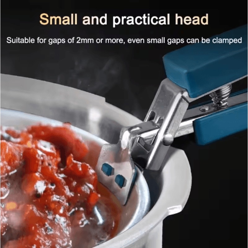 AntiScald Bowl Clamp NonSlip Steaming Plate Lifting Kitchen Tool 8