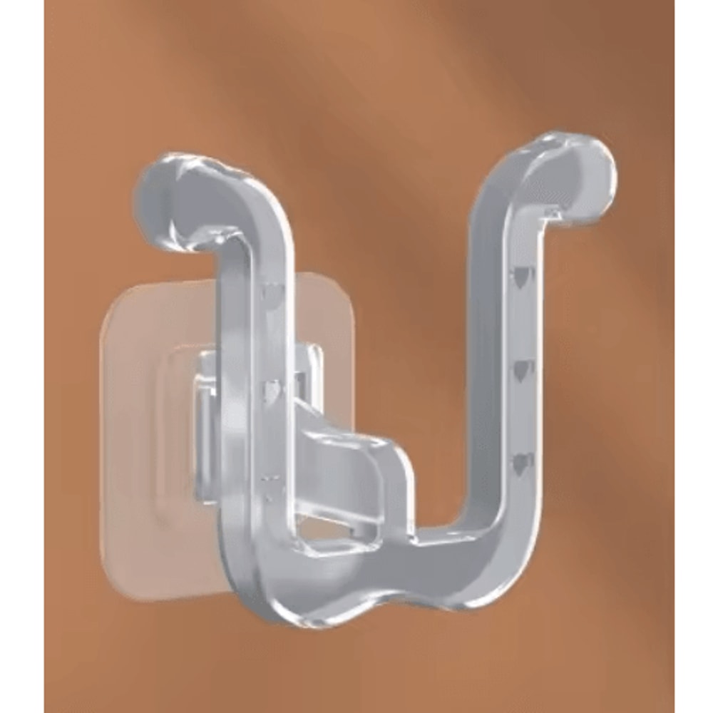 UShaped WallMounted Slipper Rack Bathroom Drainage Sandal Storage 2