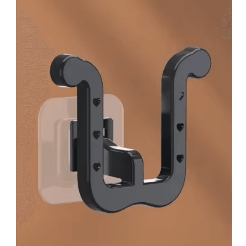 UShaped WallMounted Slipper Rack Bathroom Drainage Sandal Storage 6