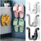 UShaped WallMounted Slipper Rack Bathroom Drainage Sandal Storage 0