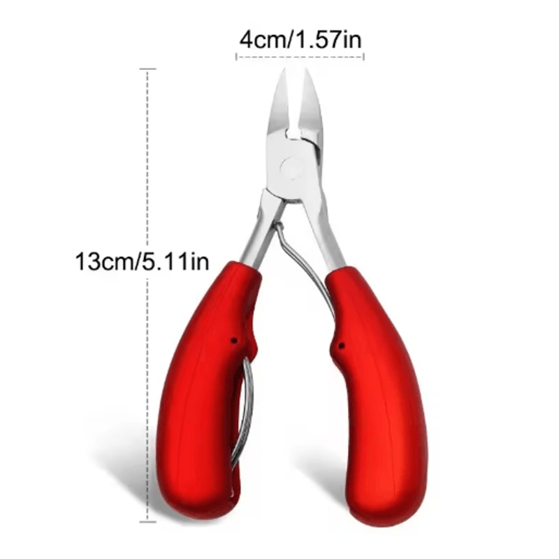 Stainless Steel Cuticle Nail Scissors Precision Olecranon Tip Manicure Tool 3