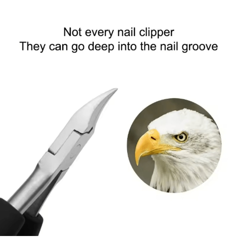 Stainless Steel Cuticle Nail Scissors Precision Olecranon Tip Manicure Tool 4