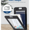 Vertical DoubleSided Card Holder Hard Plastic ID Credit Card Protector Black 0