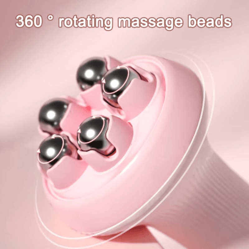 Dual Roller Ball Massager Leg Muscle Relaxation Abdominal Shaping Tool 5