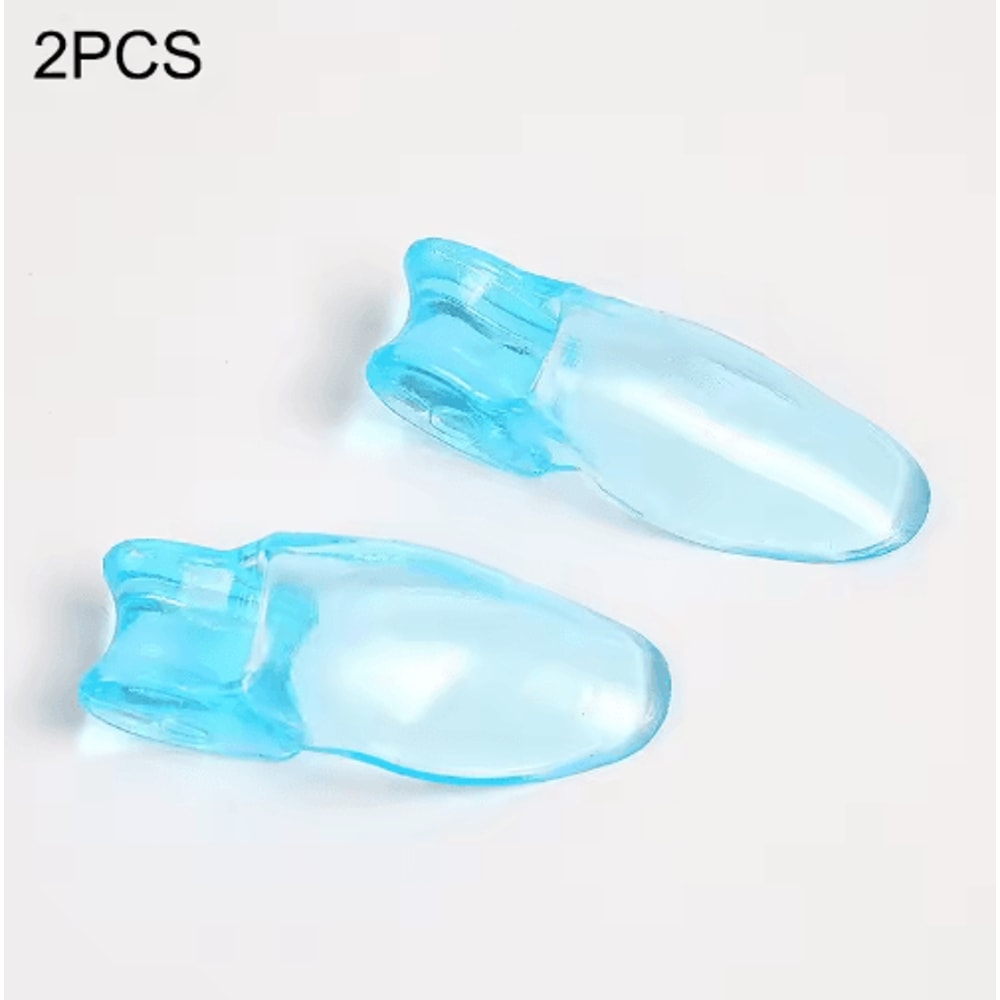 2Piece Silicone Toe Splitter Hallux Valgus Alignment Toe Separation Sleeves 1