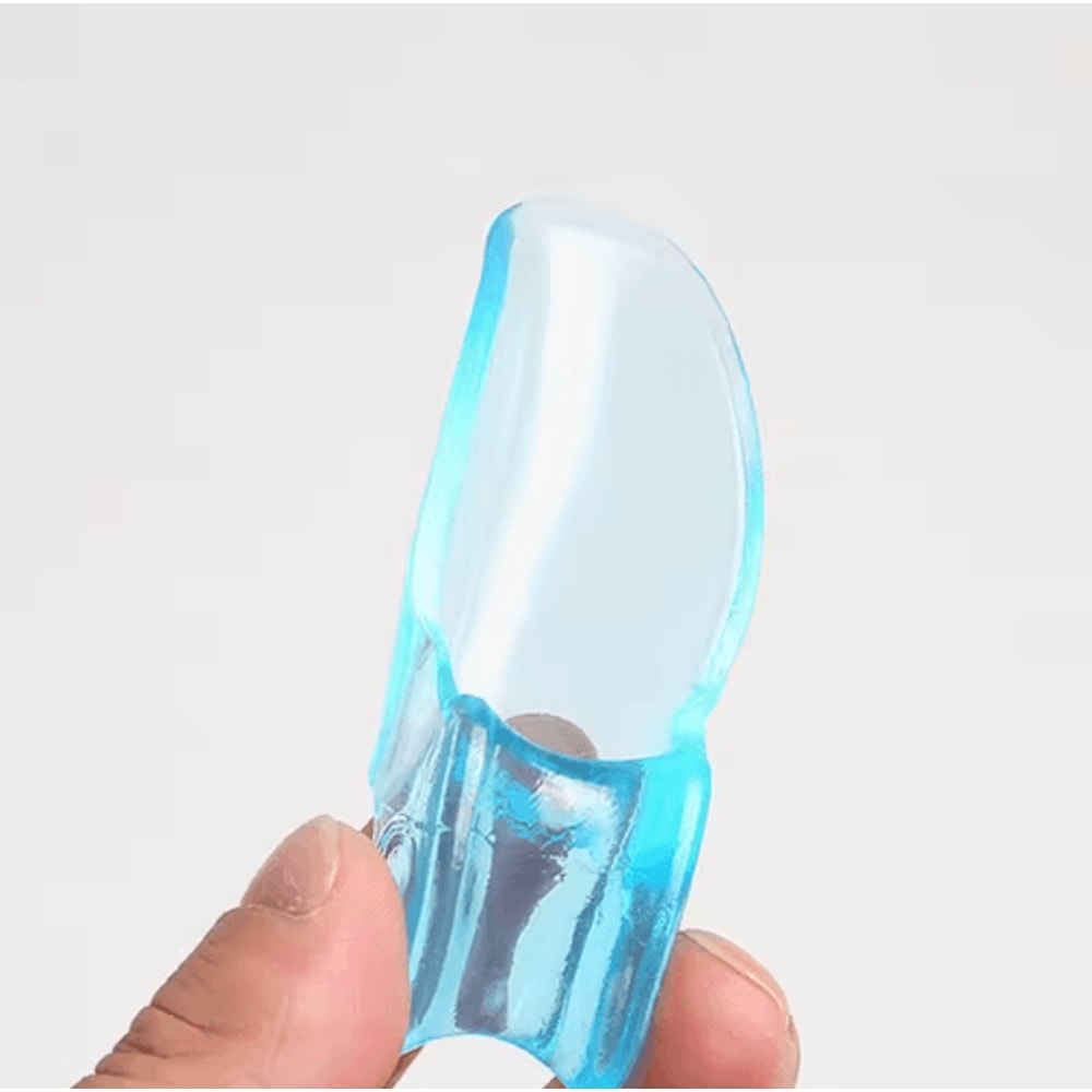 2Piece Silicone Toe Splitter Hallux Valgus Alignment Toe Separation Sleeves 2