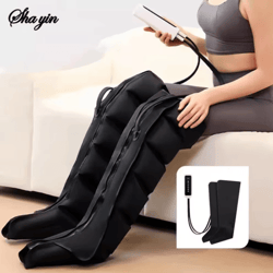 6-airbag air compression massage boots pneumatic leg circulation & relaxation system