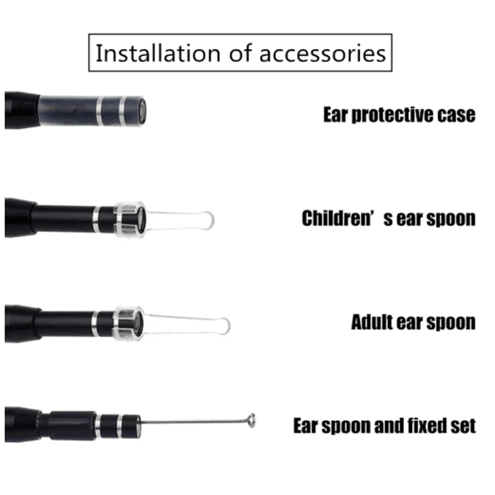 USB HD Visual Ear Cleaner Camera Intelligent Earwax Removal Endoscope Tool 2