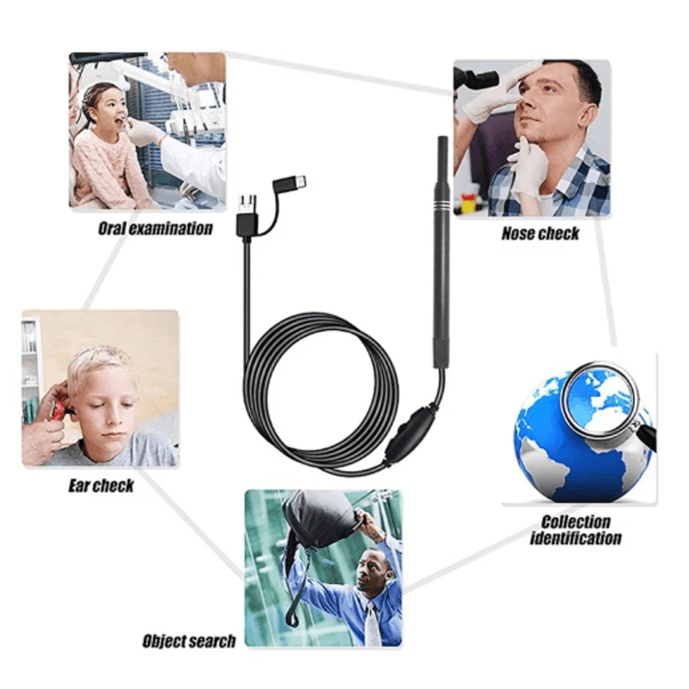 USB HD Visual Ear Cleaner Camera Intelligent Earwax Removal Endoscope Tool 4