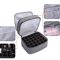 DoubleLayer Nail Polish Storage Bag 30Compartment Portable Nail Care Organizer 7