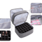 DoubleLayer Nail Polish Storage Bag 30Compartment Portable Nail Care Organizer 7