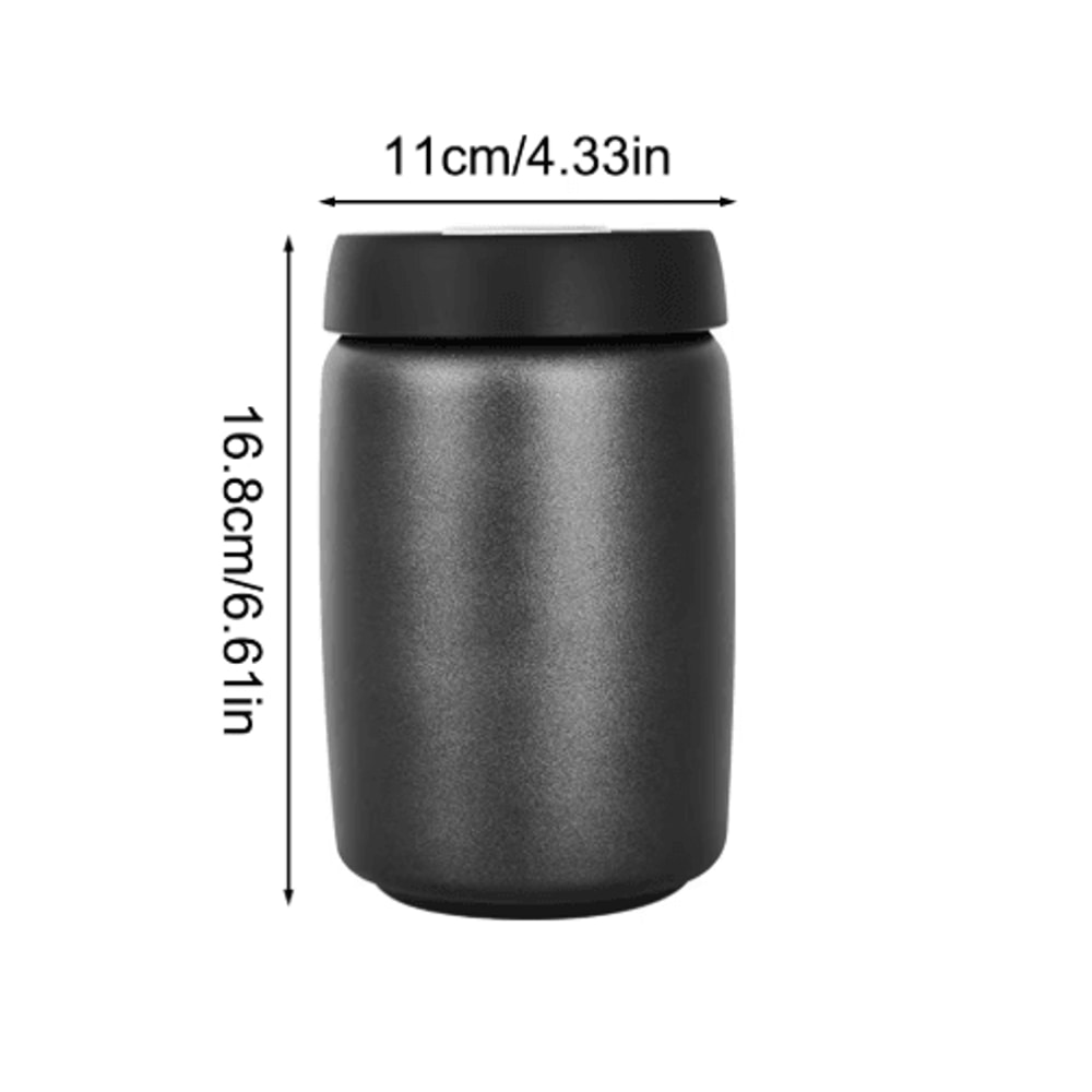 1200ml Coffee Vacuum Canister 304 Stainless Steel FreshKeeping Storage Jug 2
