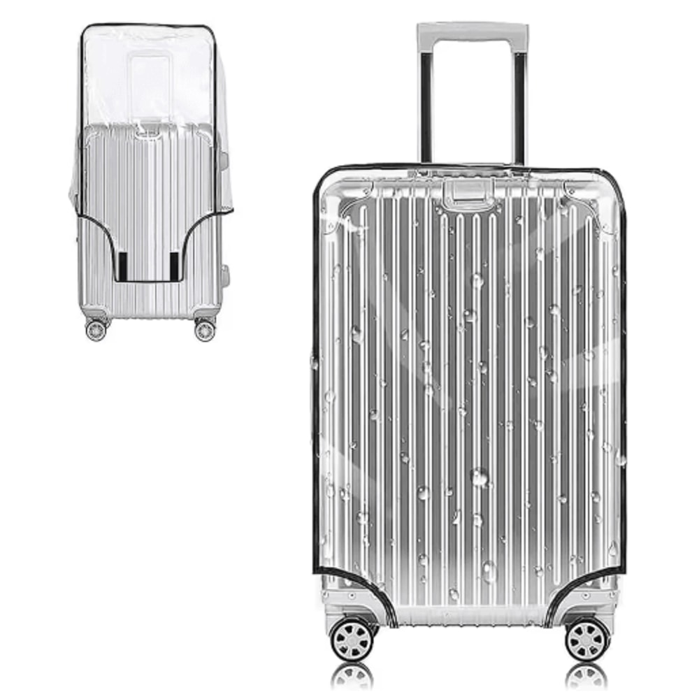 Transparent PVC Luggage Protective Cover WearResistant Clear Suitcase Protector 8