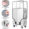 Transparent PVC Luggage Protective Cover WearResistant Clear Suitcase Protector 9
