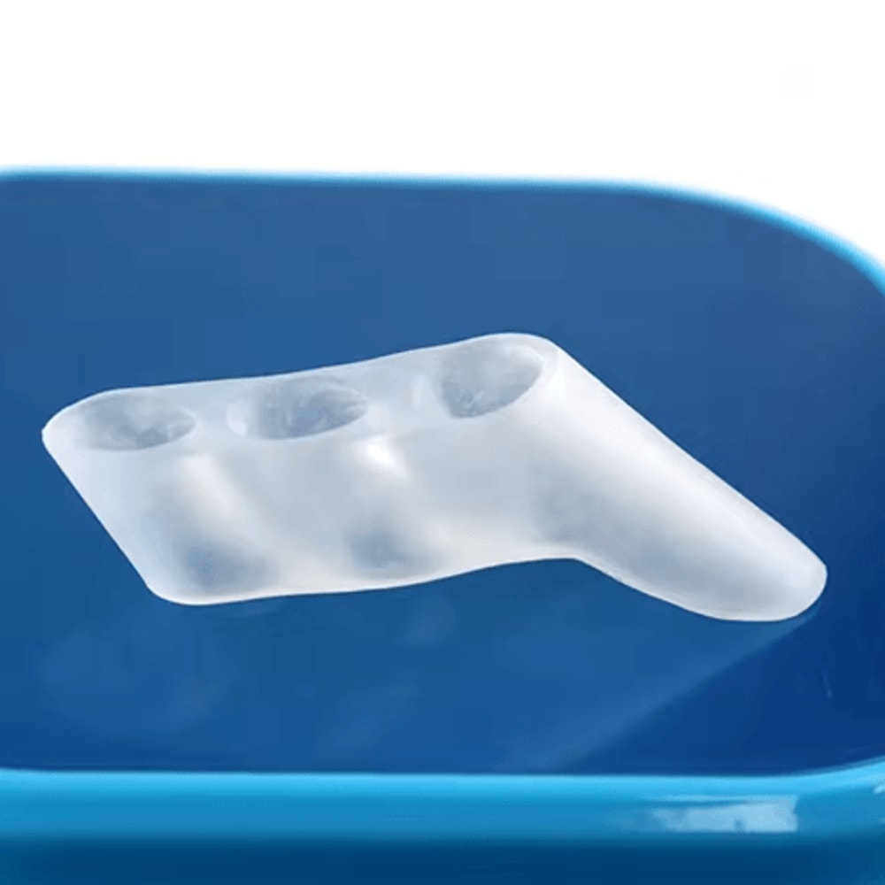 Silicone Small Toe Corrector 3Hole Toe Splitter Protective Sleeve 1 Pair 5