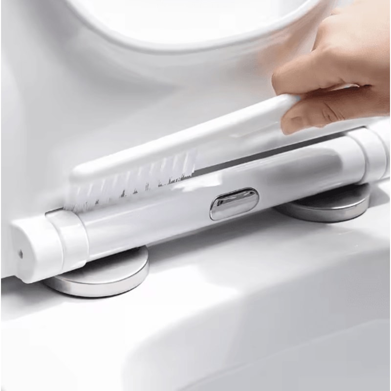 NoDeadCorner Toilet Brush WallMounted Toilet Cleaning Set 3