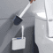 NoDeadCorner Toilet Brush WallMounted Toilet Cleaning Set 5