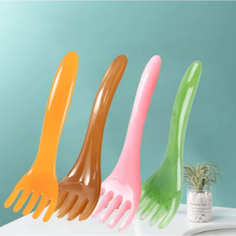 4Piece Scalp Body Massager Set Portable Head Scratcher SPA Relaxation Tool 5