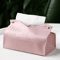 Leather Tissue Box Cover Large Capacity Napkin Holder For Car And Home 1