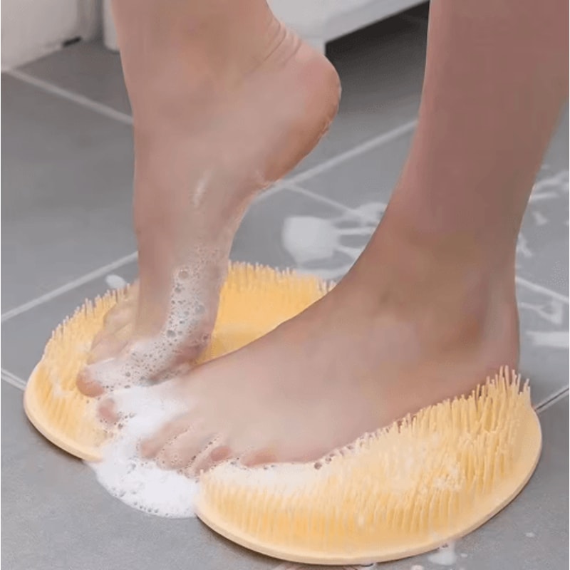 Anti Slip Shower Foot Massage Mat Suction Cup Bath Scrubber And Safety Mat 8