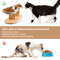 Raised Cat Feeder With 3 Stainless Steel Bowls 15 Ergonomic Wooden Feeding Watering Station 4