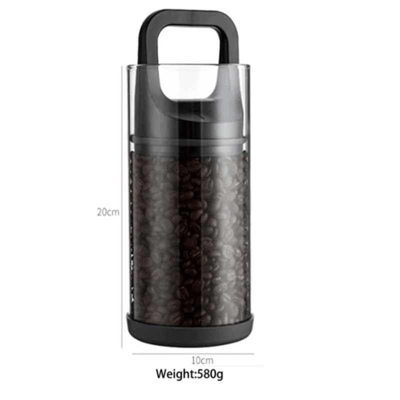 Premium Airtight Coffee Canister With Vacuum Seal FreshnessLock Push Lid Coffee Bean Storage 3