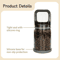 Premium Airtight Coffee Canister With Vacuum Seal FreshnessLock Push Lid Coffee Bean Storage 5
