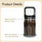 Premium Airtight Coffee Canister With Vacuum Seal FreshnessLock Push Lid Coffee Bean Storage 5