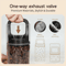 Premium Airtight Coffee Canister With Vacuum Seal FreshnessLock Push Lid Coffee Bean Storage 6