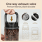Premium Airtight Coffee Canister With Vacuum Seal FreshnessLock Push Lid Coffee Bean Storage 6