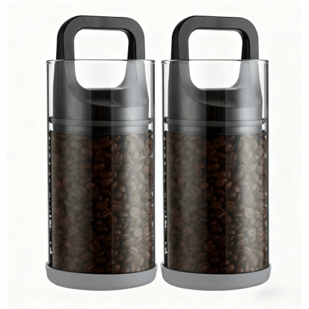 Premium Airtight Coffee Canister With Vacuum Seal FreshnessLock Push Lid Coffee Bean Storage 7