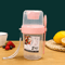 Portable TwoLayer Breakfast Salad Cup With Fork Oatmeal Yogurt Bento Lunch Container 3