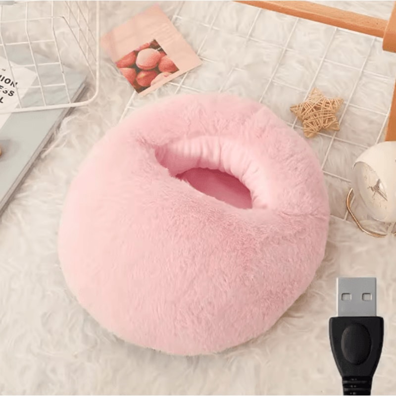 Electric Foot Warmer With Constant Temperature Heating Soft Velvet Washable Feet Heater Pad 3