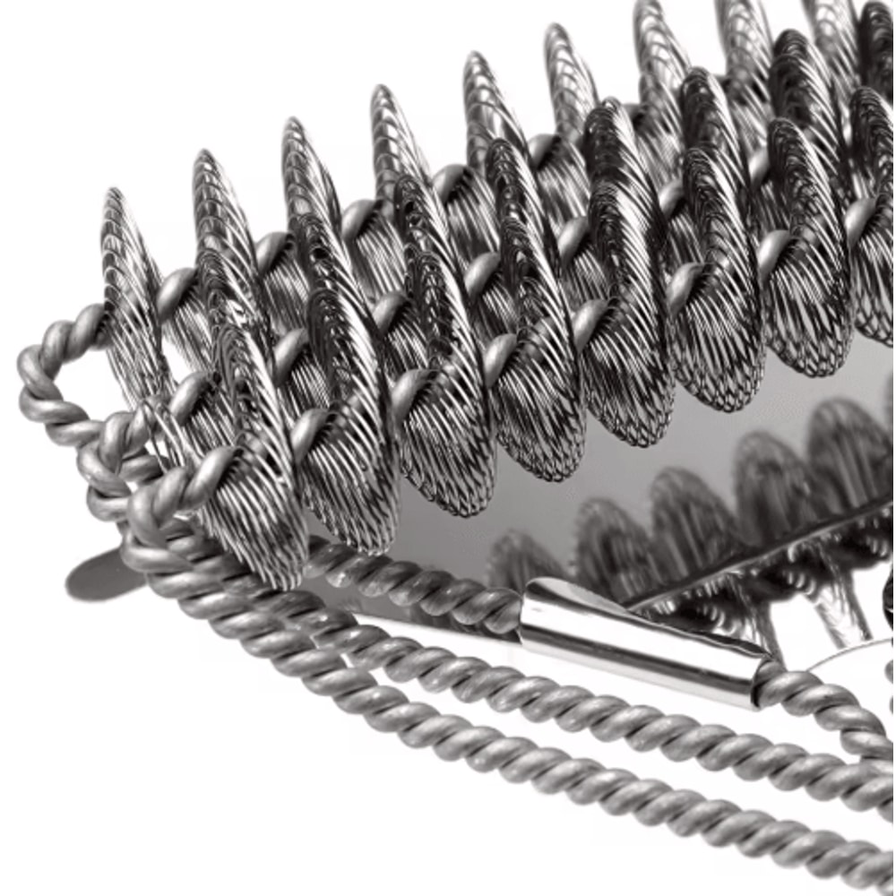 Safe BristleFree Grill Brush Stainless Steel BBQ Grill Cleaner For Safer Grilling 7