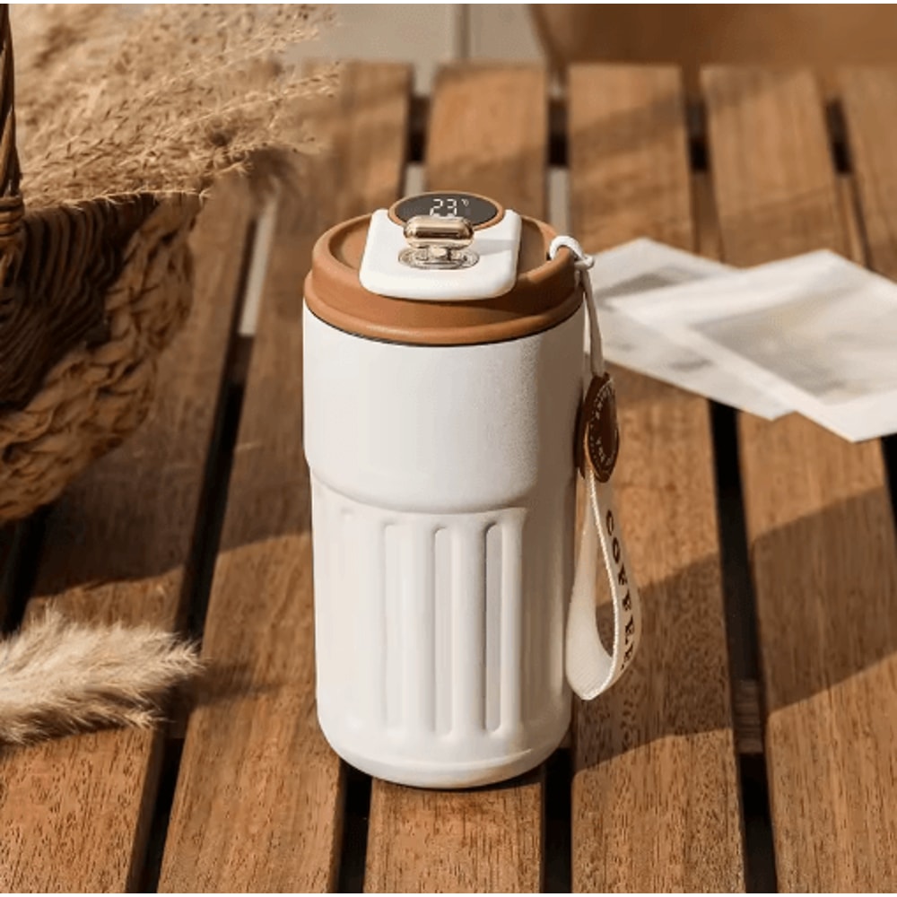 Smart Temperature Display Thermal Mug Stainless Steel LED Coffee Thermo Bottle 1