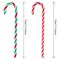 Christmas Candy Cane Acrylic Ornaments Festive Xmas Tree Hanging Pendants 4